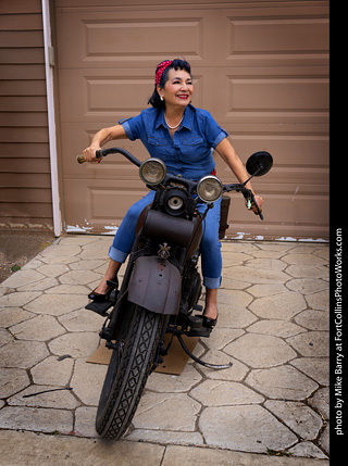 Maxine at the TLC Vintage Model Shoot