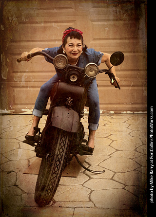 Maxine at the TLC Vintage Model Shoot