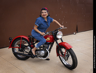Maxine at the TLC Vintage Model Shoot