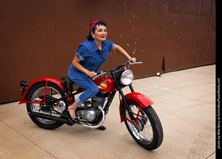 Maxine at the TLC Vintage Model Shoot