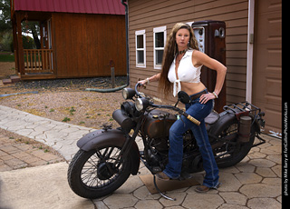Susie at the TLC Vintage Model Shoot
