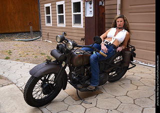 Susie at the TLC Vintage Model Shoot