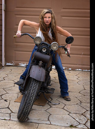 Susie at the TLC Vintage Model Shoot