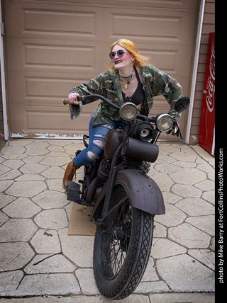 Thorn at the TLC Vintage Model Shoot