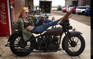Thorn at the TLC Vintage Model Shoot