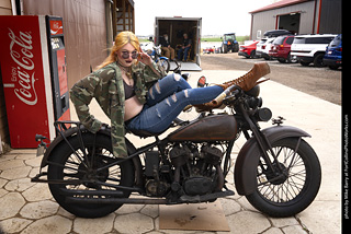 Thorn at the TLC Vintage Model Shoot