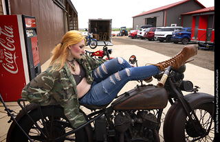 Thorn at the TLC Vintage Model Shoot