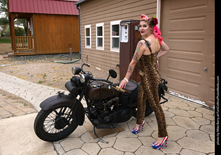 Tori at the TLC Vintage Model Shoot