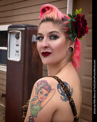 Tori at the TLC Vintage Model Shoot