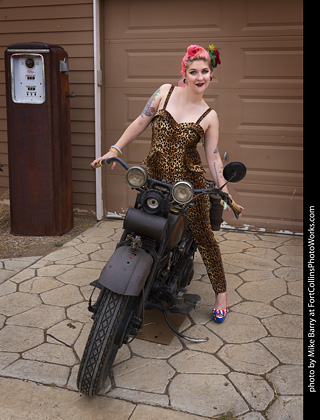 Tori at the TLC Vintage Model Shoot