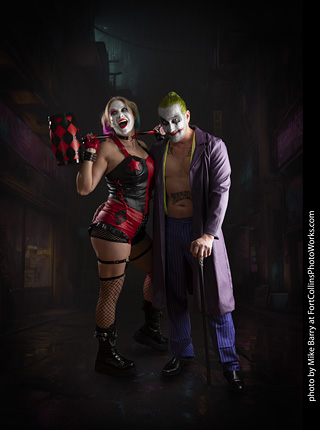 The Joker and Harley Quinn