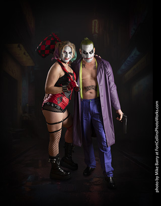 The Joker and Harley Quinn
