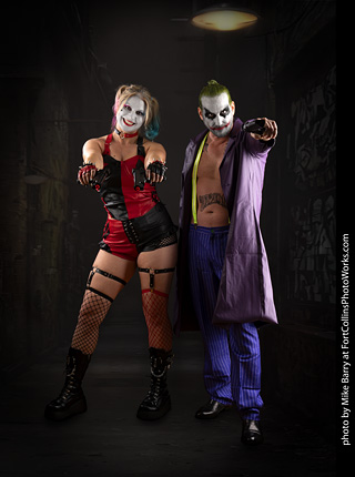 The Joker and Harley Quinn